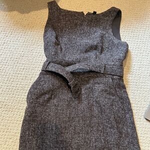 NWOT Banana Republic Factory Brown Tweed Sheath Dress